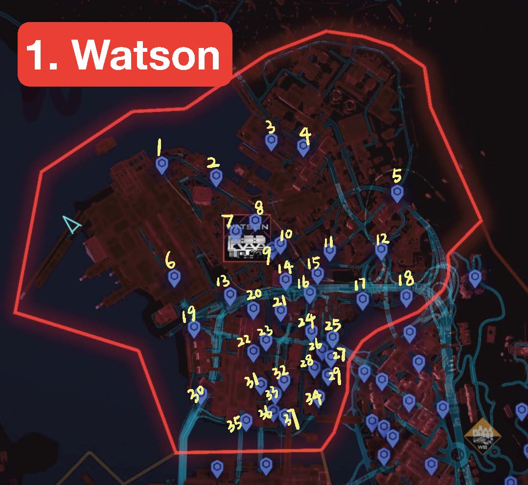 赛博朋克2077沃森区传送点在哪?沃森区传送点位置汇总