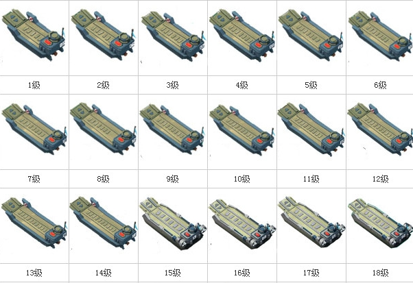 海岛奇兵登陆艇升级数据图表最新2023大全